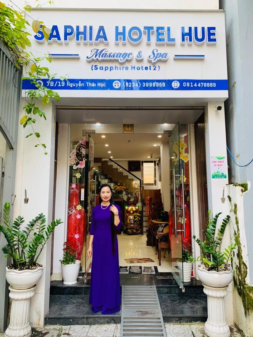 Sapphire Hotel Hue Buitenkant foto